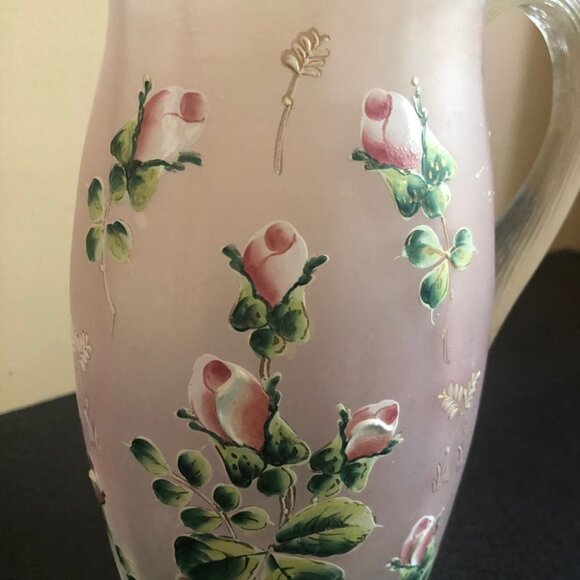 Hand Painted Ruffled Edge Lemonade Set - Picture 5 of 12